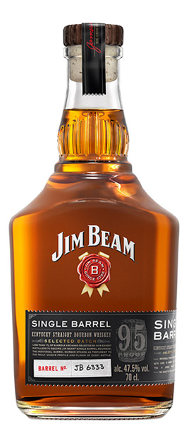 jim beam single barrel bottle