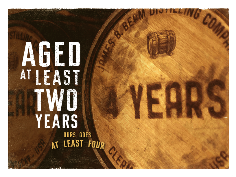 Barrel with 4 years mark