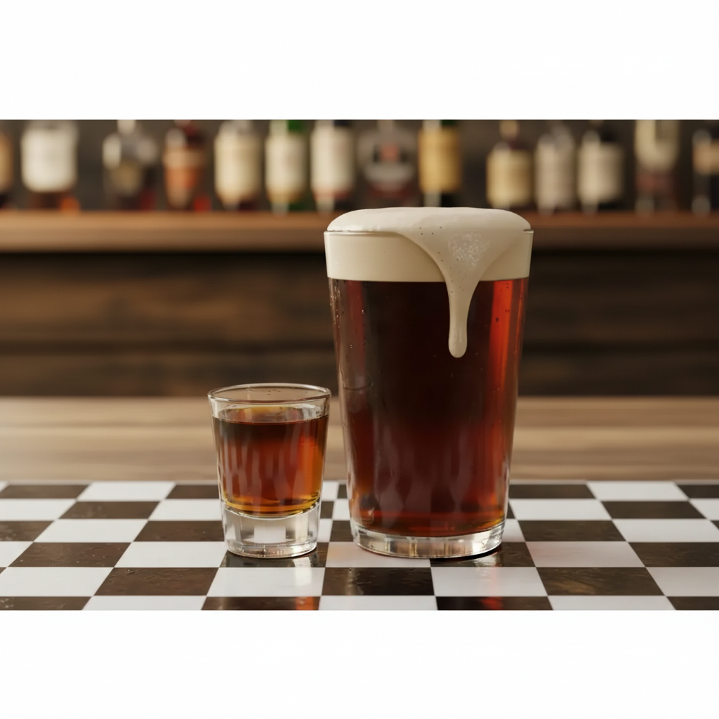 BOILERMAKER BEER COCKTAIL