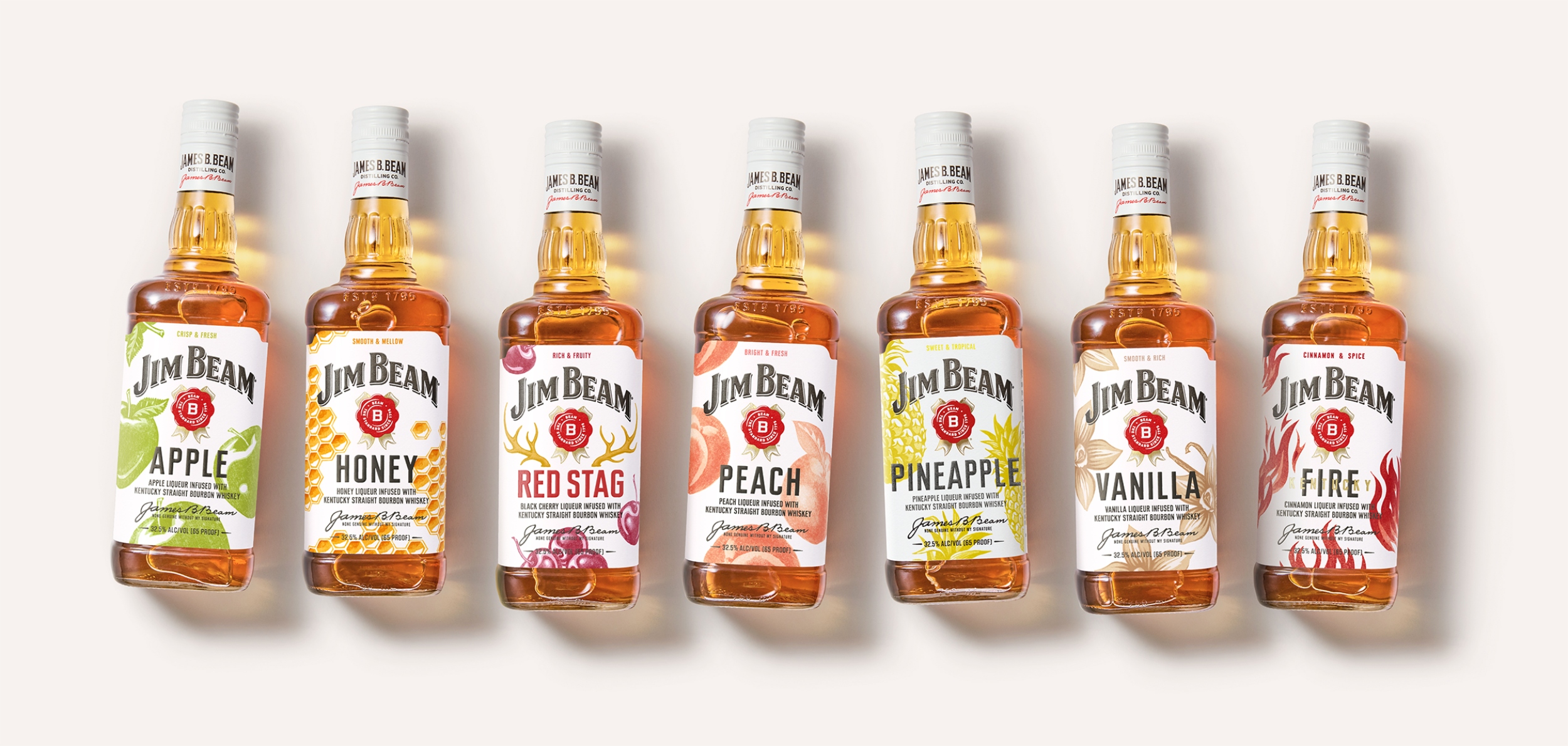 Jim Beam all bottles flavors