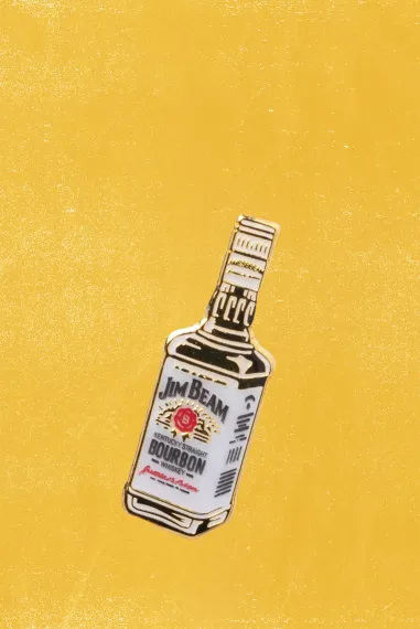 bottle pin merchandise jim beam