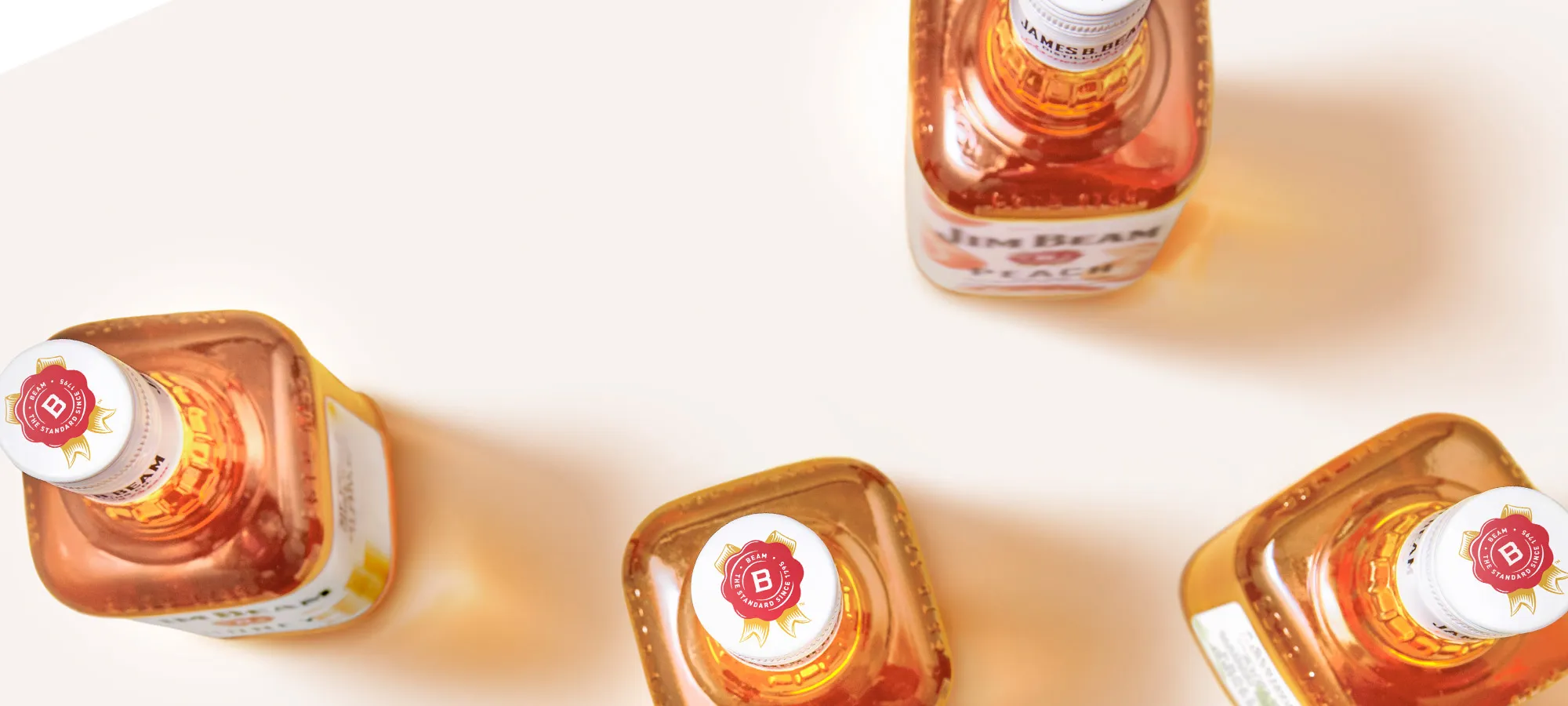 Black Cherry Jim Beam bottles