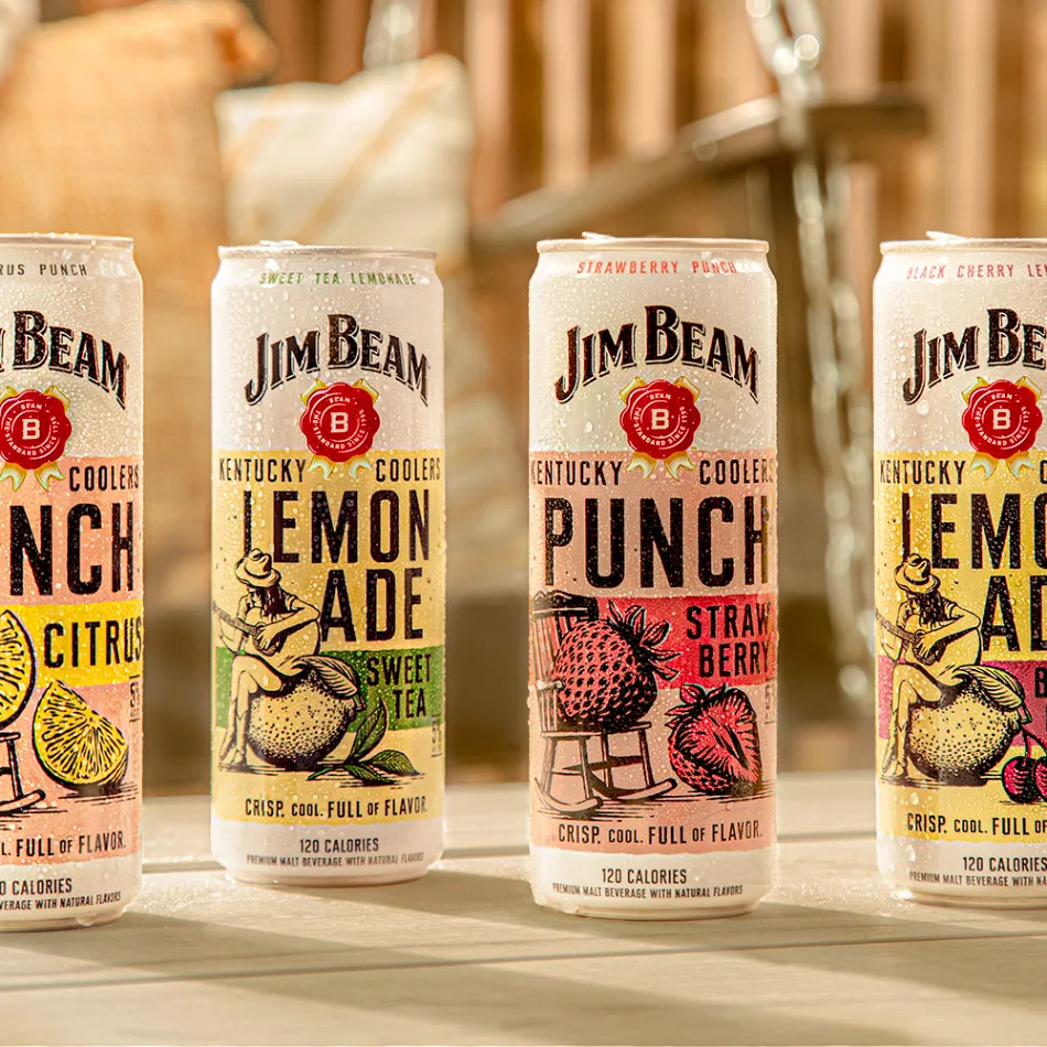 Jim Beam Kentucky Coolers bottle