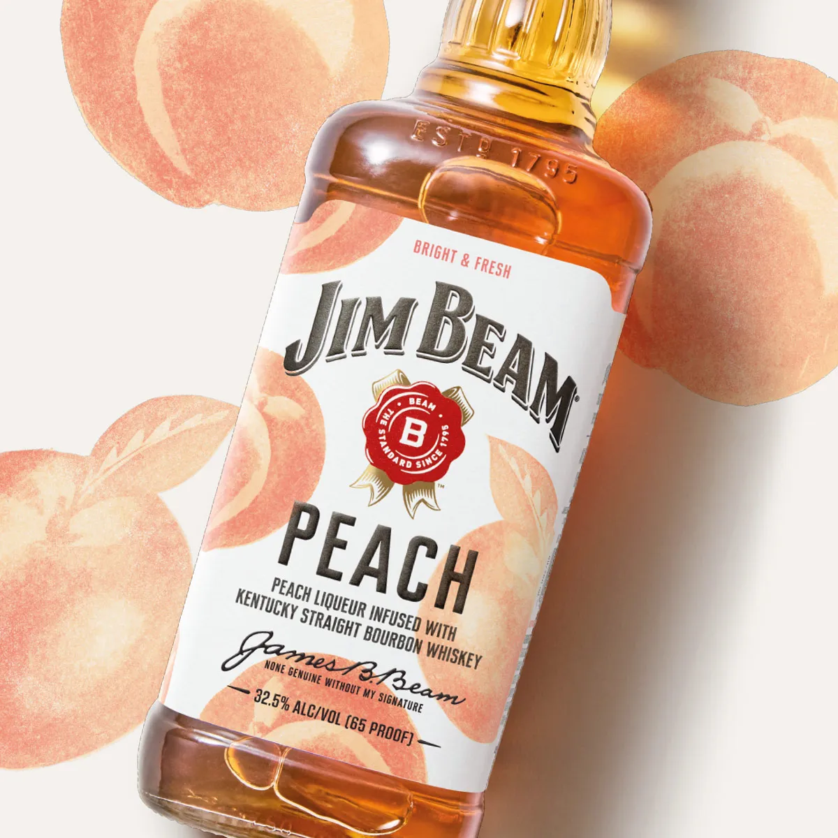 Jim Beam Peach bottle