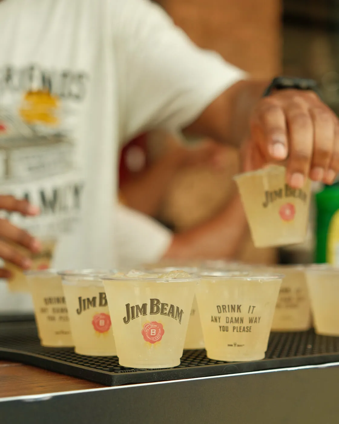 Jim Beam Block Party shots