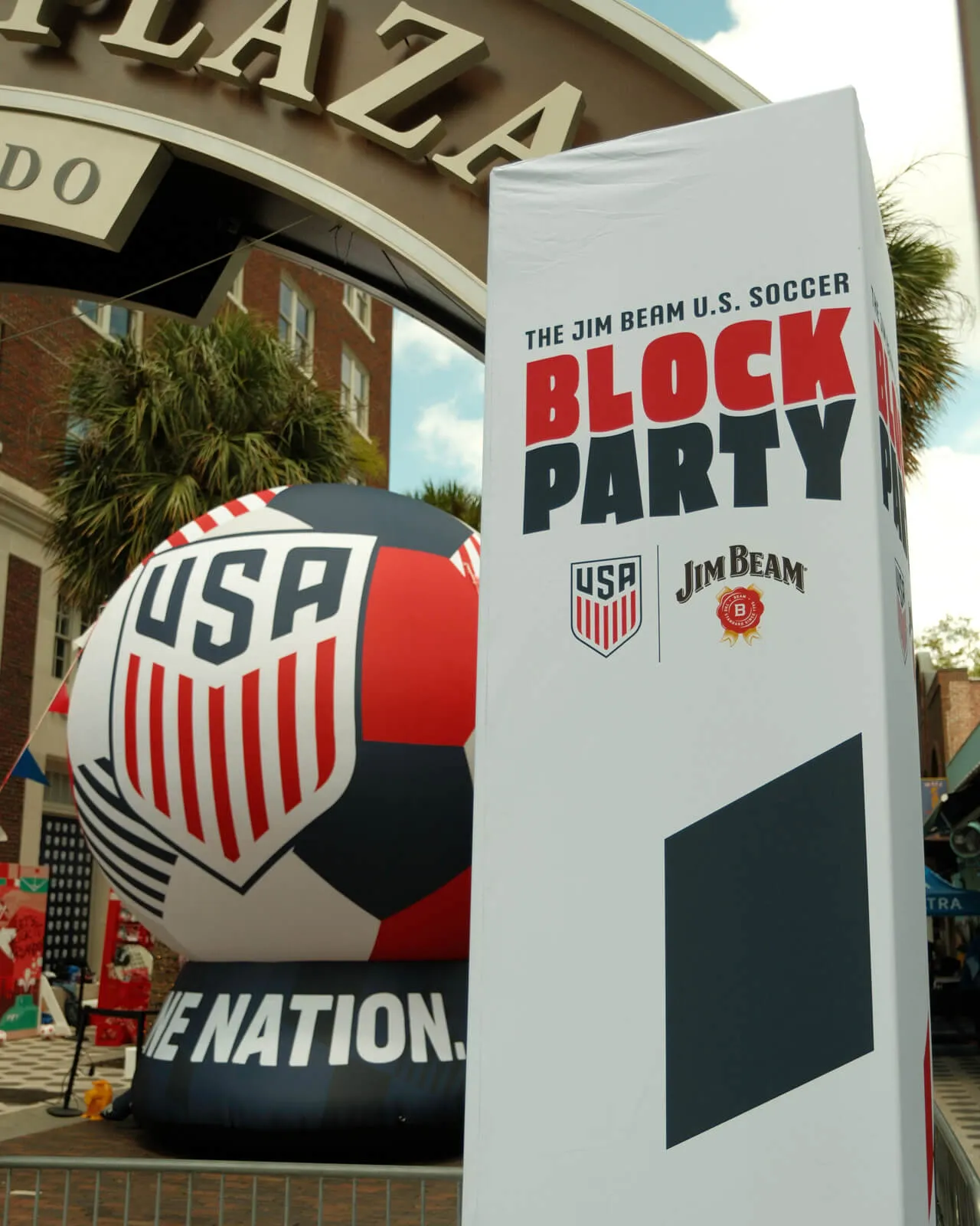 Jim Beam Block Party entrance