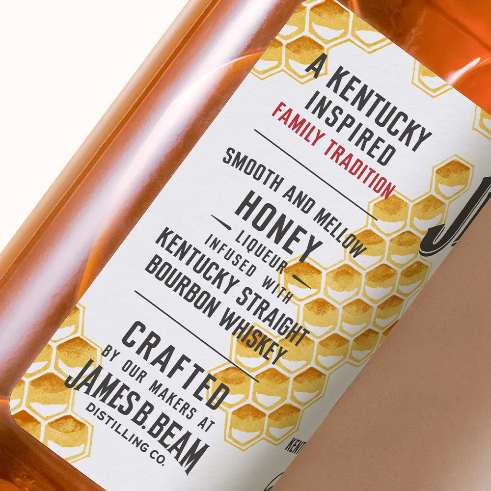 Jim beam honey bottle