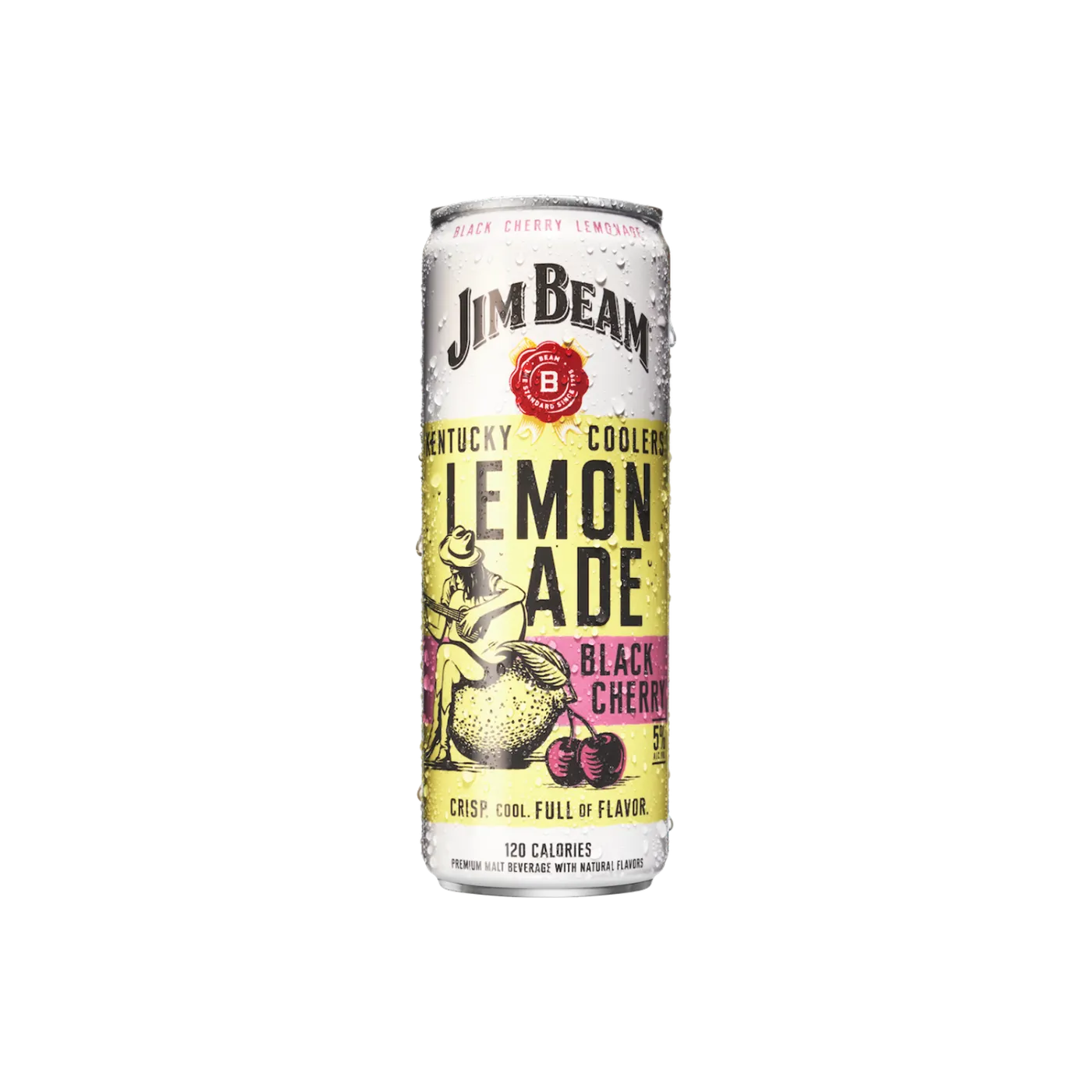 JIM BEAM Black Cherry Lemonade can