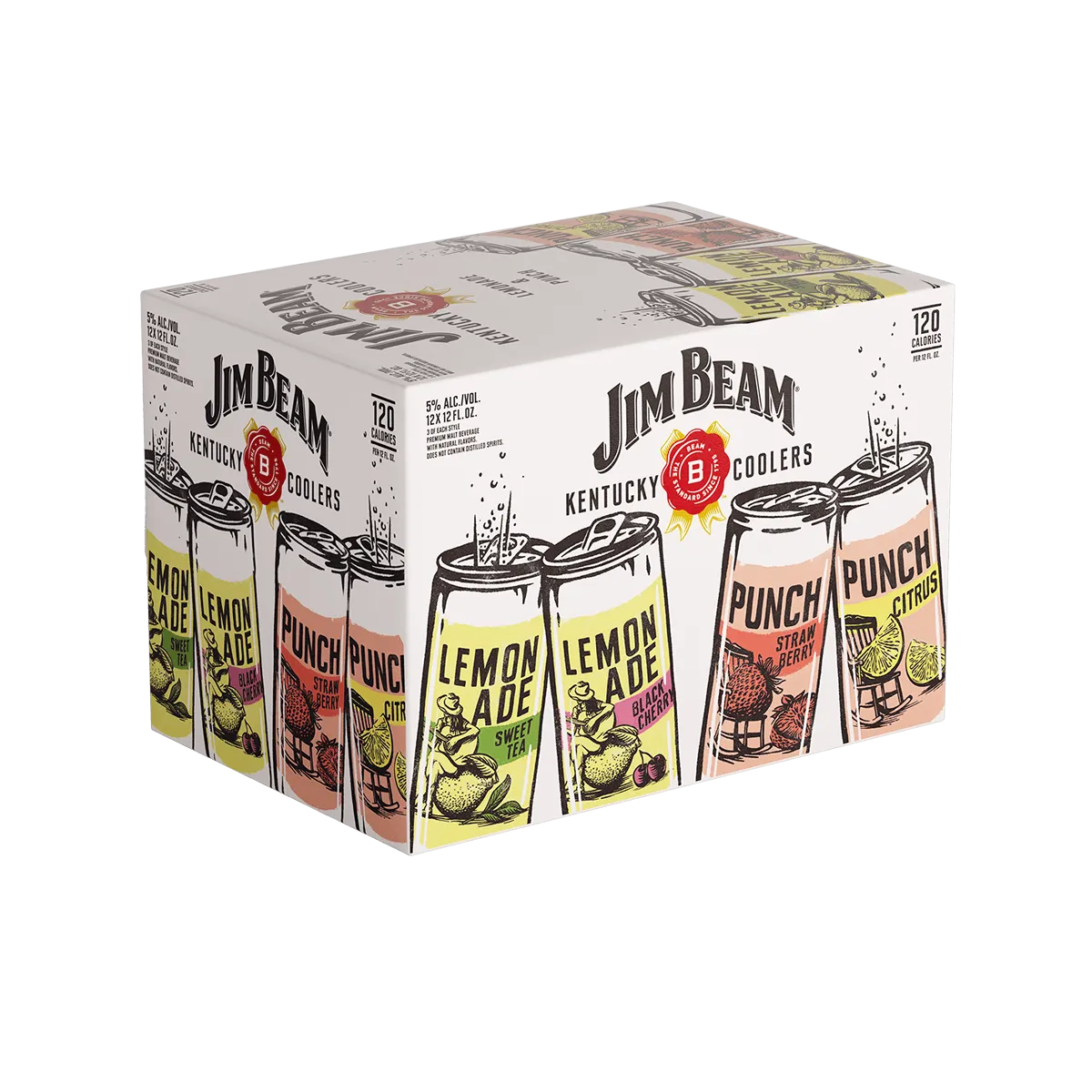 Jim Beam Kentucky Coolers Lemonade and Punch box
