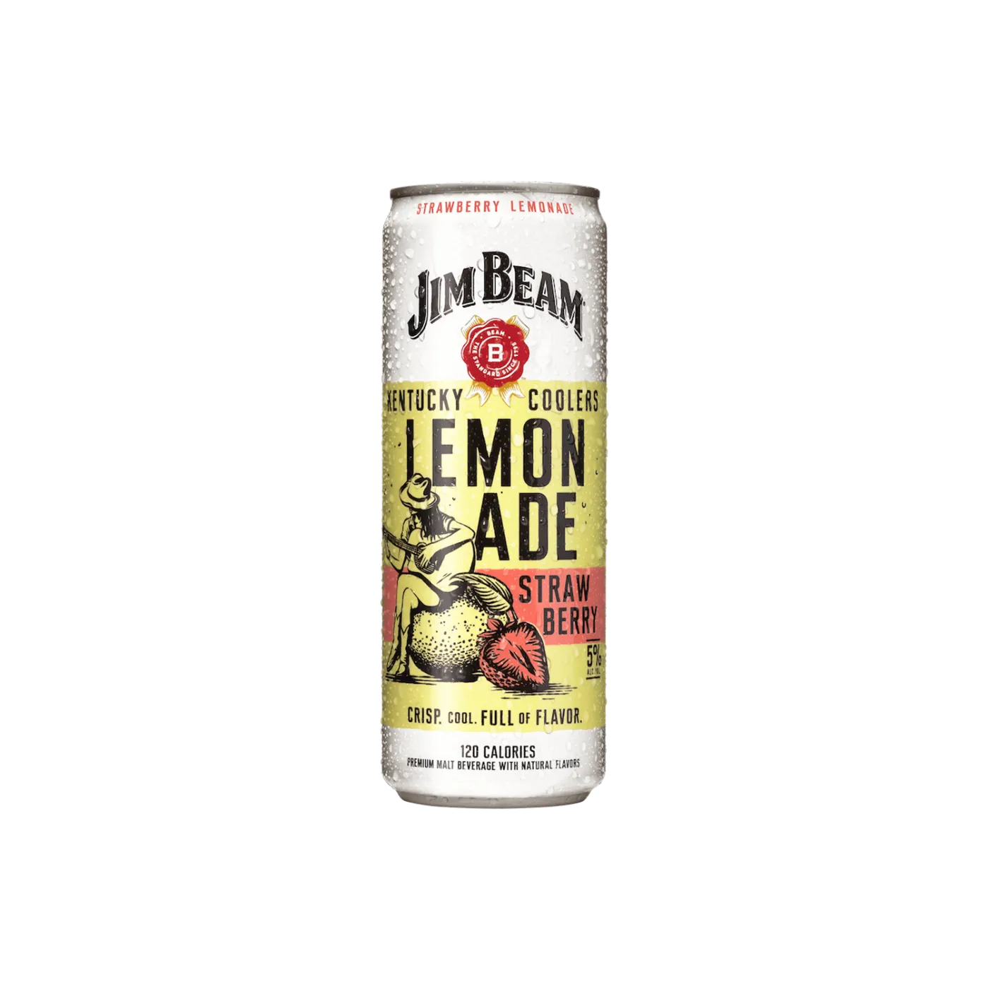 JIM BEAM Strawberry Lemonade can