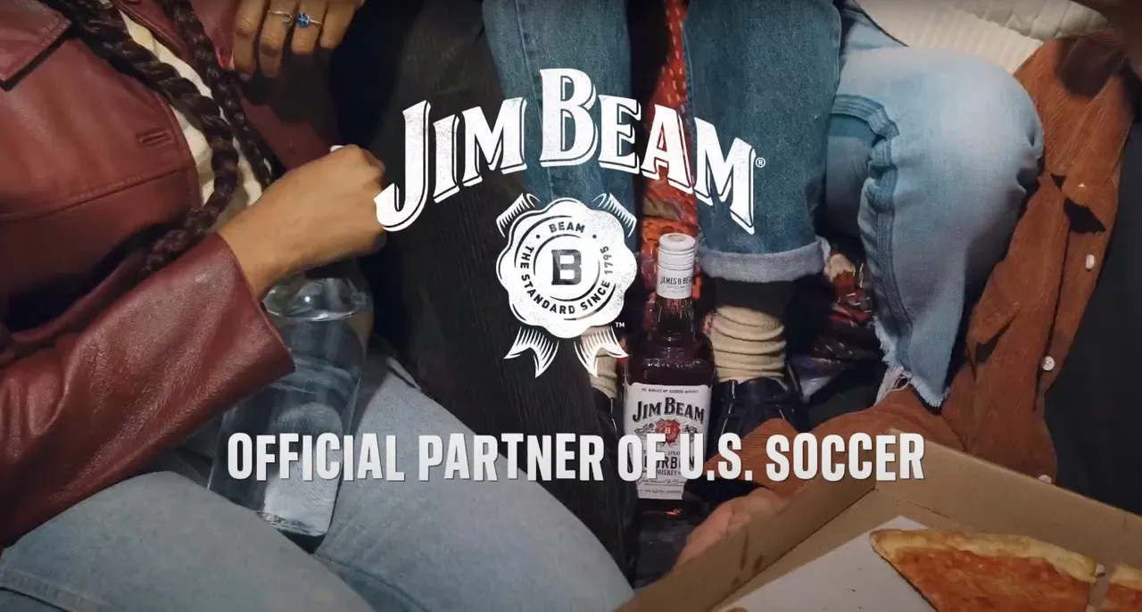 jim beam soccer video frame