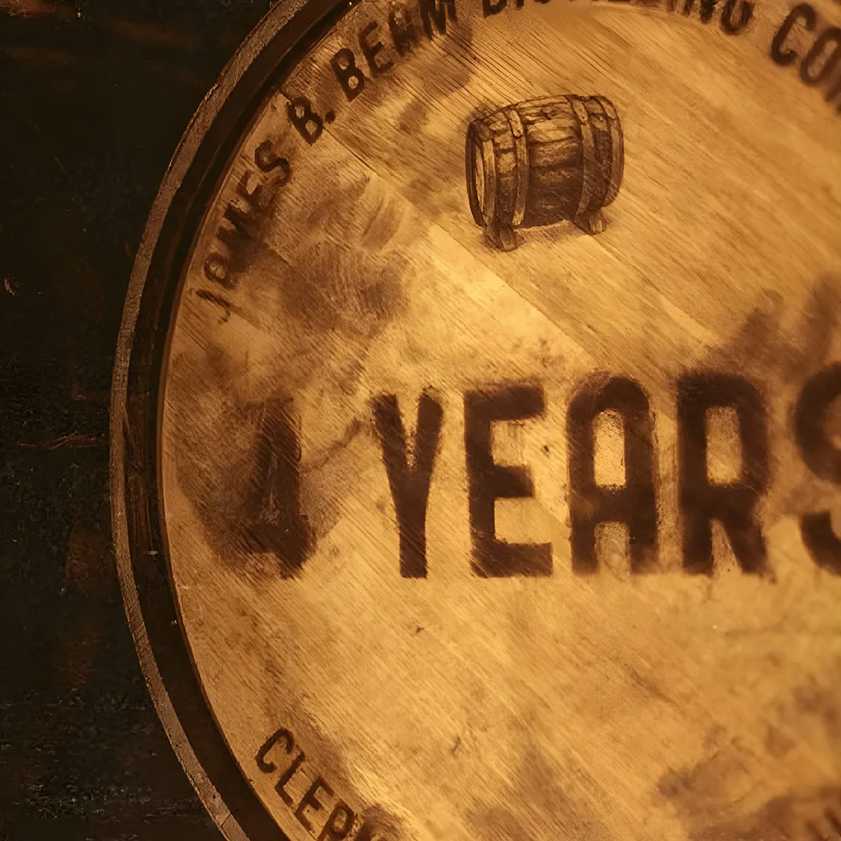 Jim beam barrel 4 years