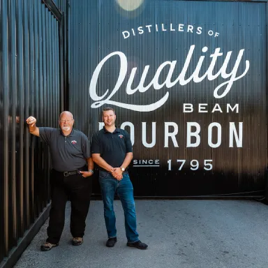 jim beam distillery fred and freddie noe