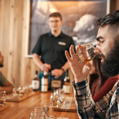 jim beam distillery people tasting