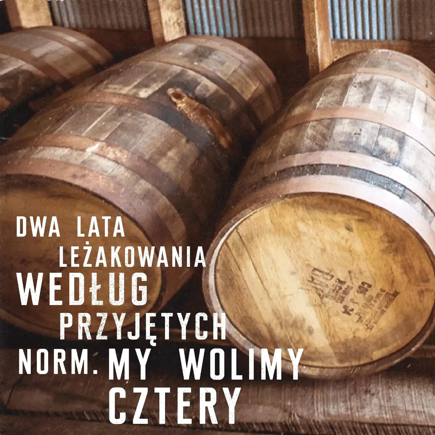 Barrels in the rackhouse