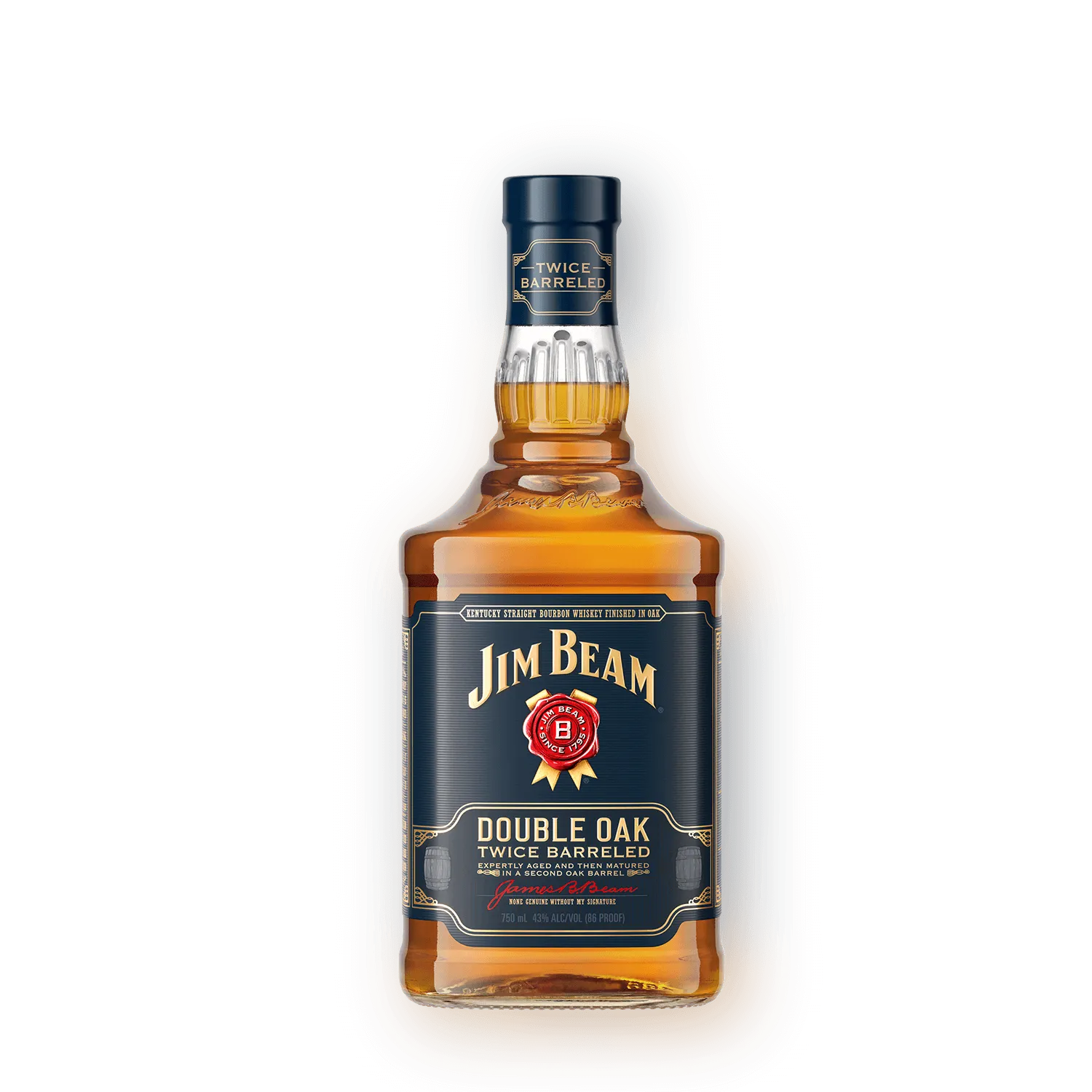 Jim Beam Double Oak bottle