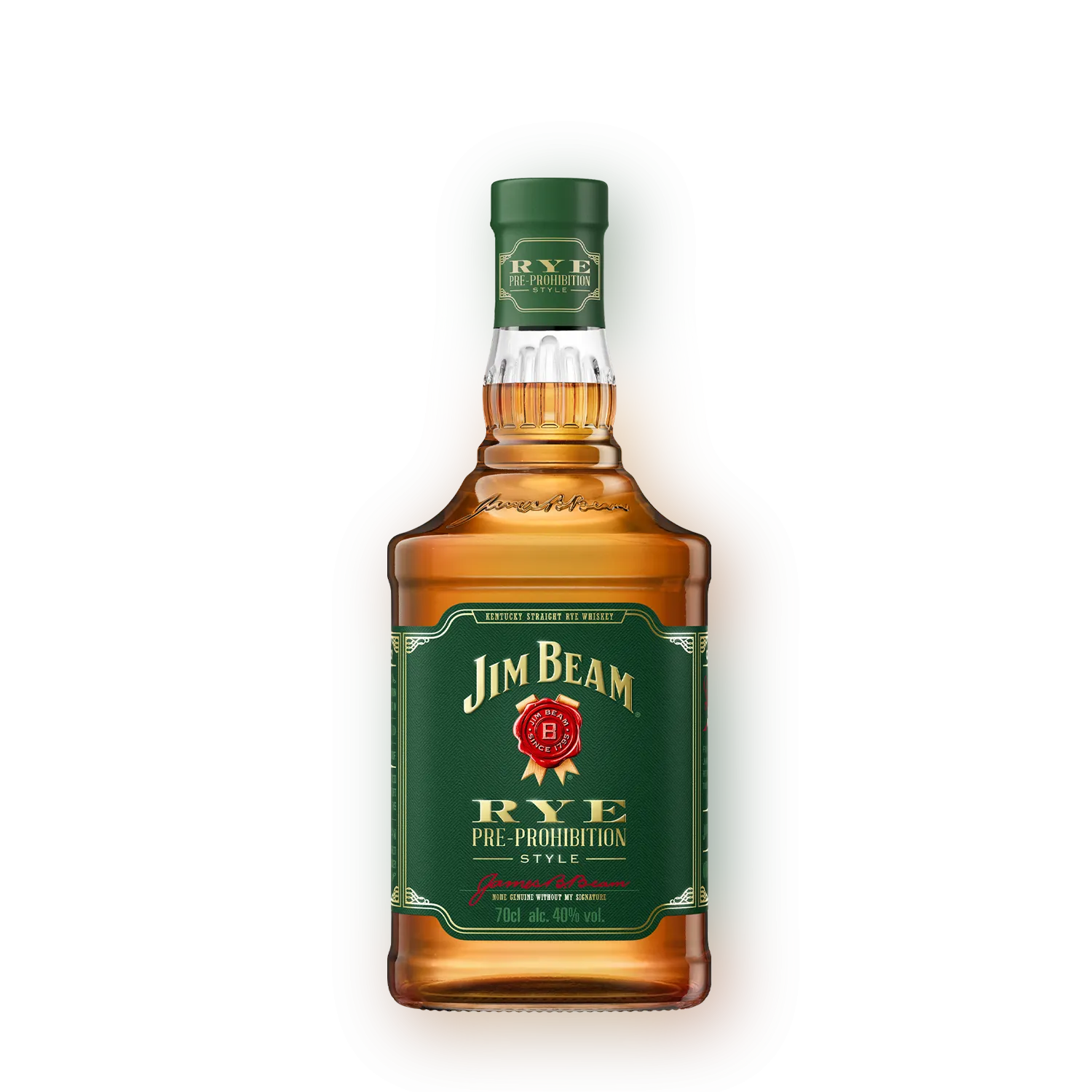 Jim Beam Rye bottle