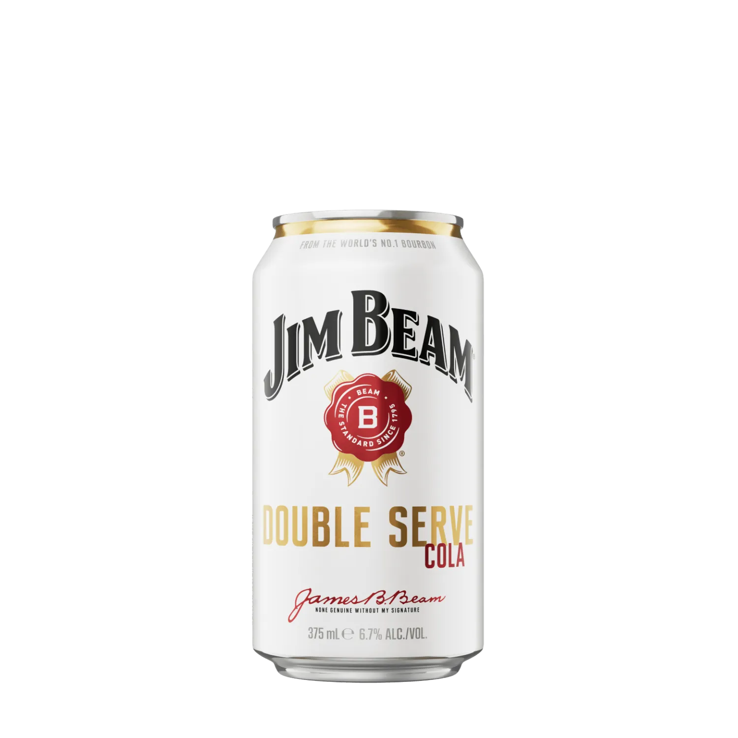 Double serve zero cola whisky jim beam.