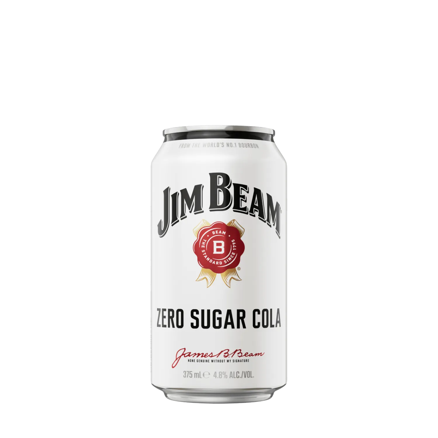Zero sugar cola whisky jim beam