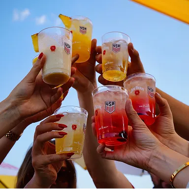Cheers Colorful Cocktails USA Cups Jim Beam