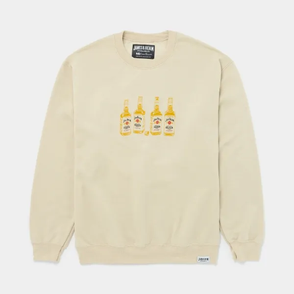 Beam Bottle Crewneck Cream sweatshirt 