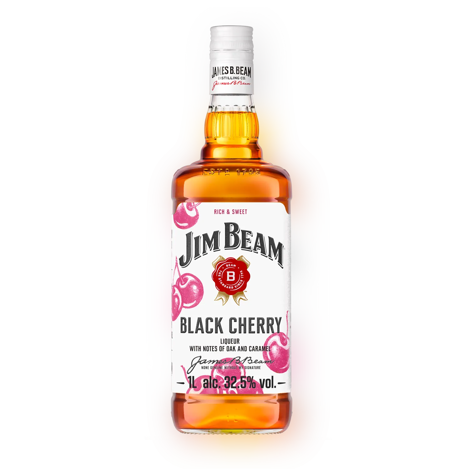 jim beam black cherry 1 litre bottle