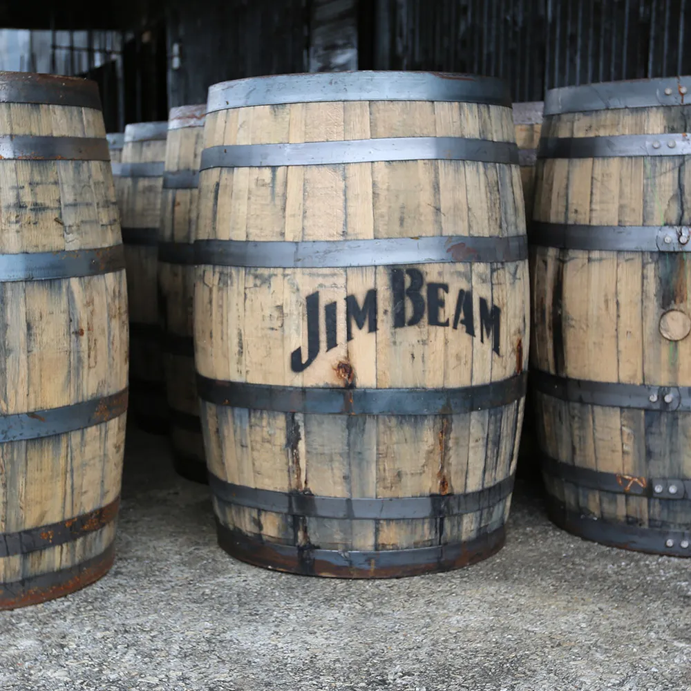 jim beam bourbon whiskey barrels