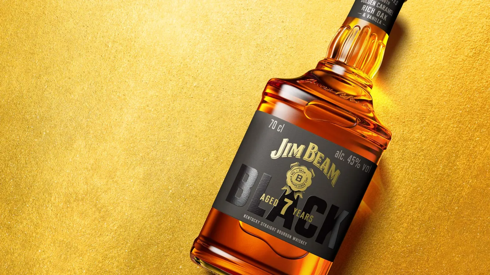Jim Beam Black Premium Whiskey bottle