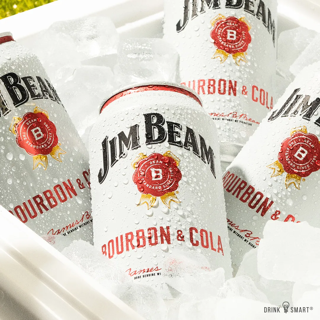 Jim Beam Bourbon & Cola Cans in Cooler image