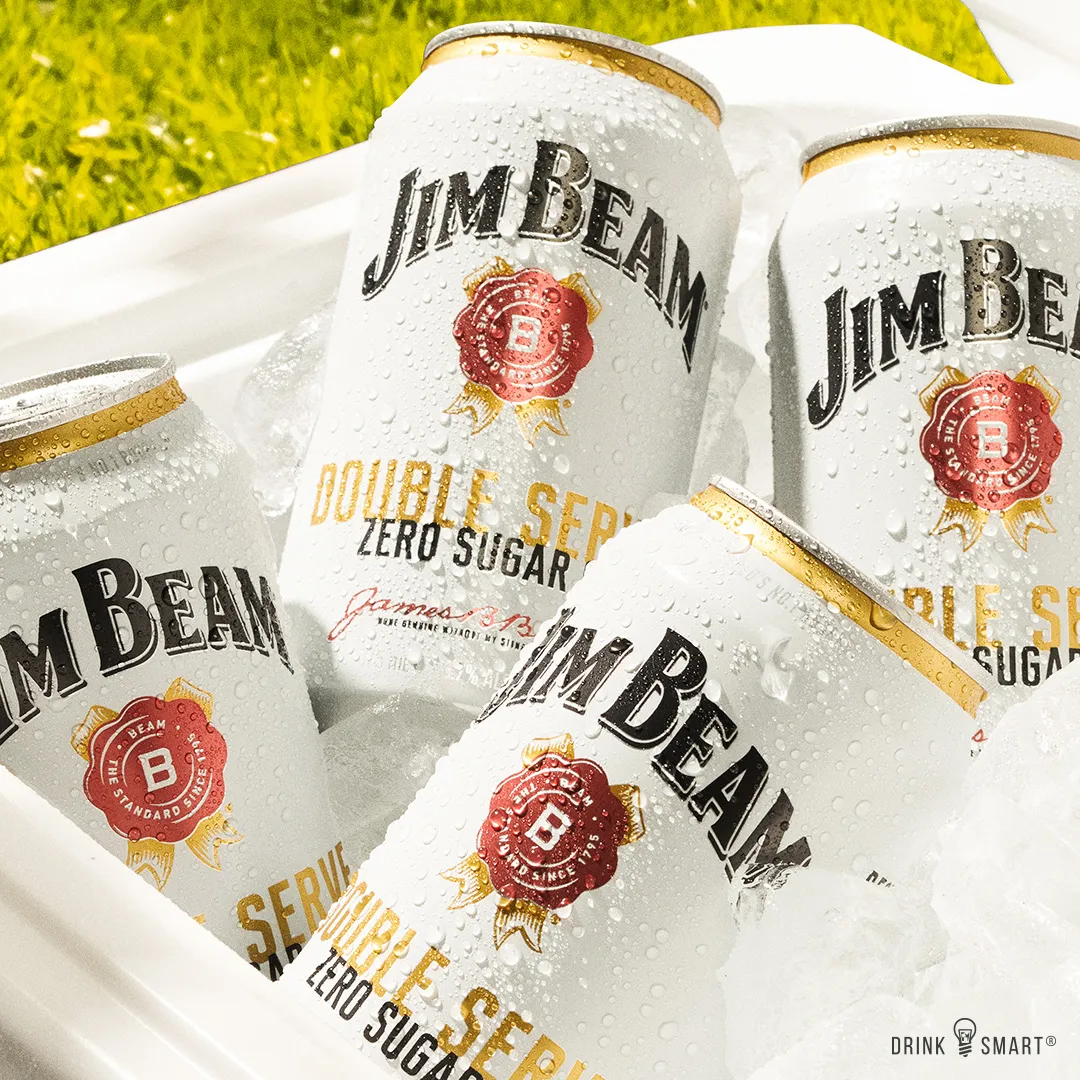 Jim Beam Double Serve Zero Cans in Cooler image