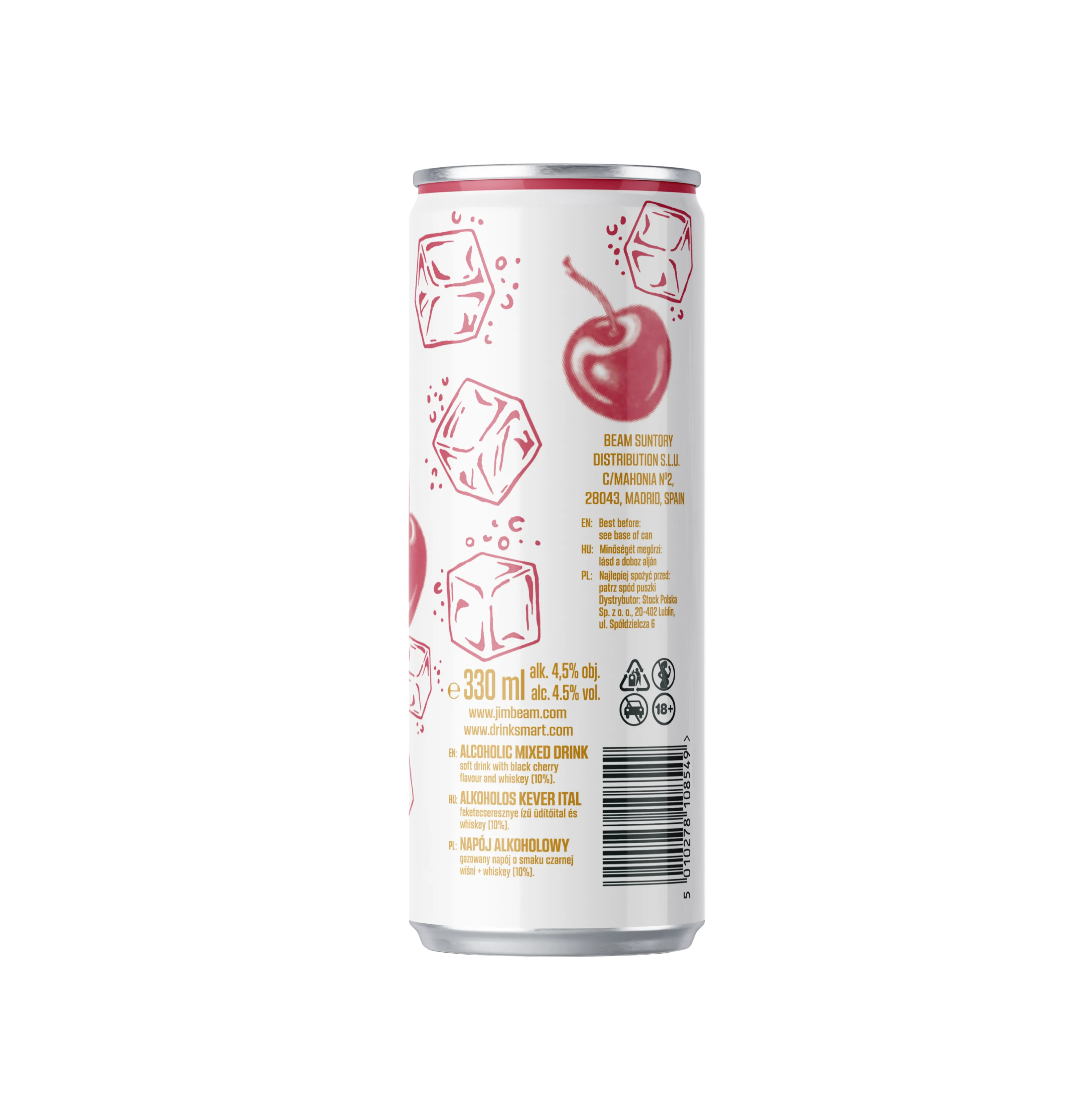 Black cherry can back